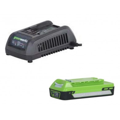Caricabatterie 40V attacco VDE con batteria 2Ah inclusa nel prezzo Caricabatterie 40V attacco VDE con batteria 2Ah inclusa nel prezzo