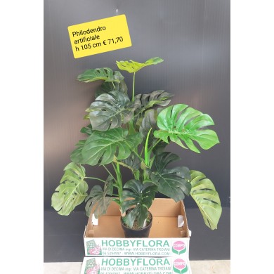 Philodendron artificiale ht 105 cm